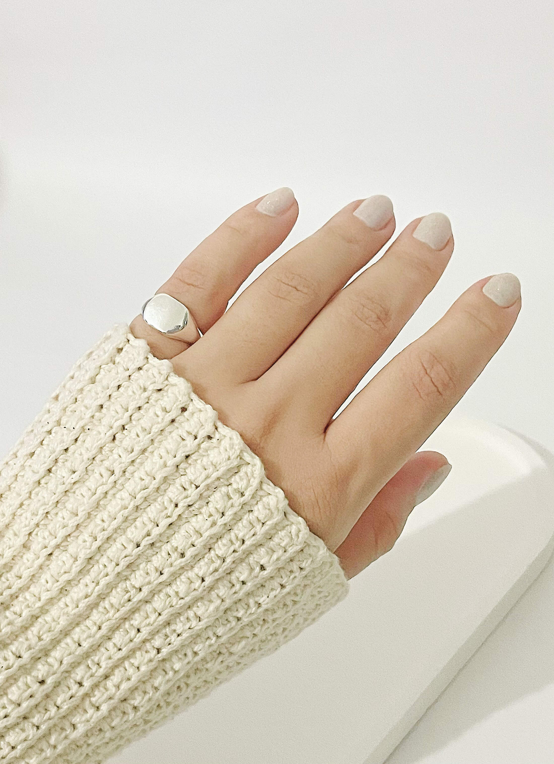 Anel Dedinho Regulável Quadrado