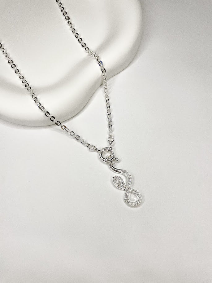 Colar It Girl Serpente Cravejada