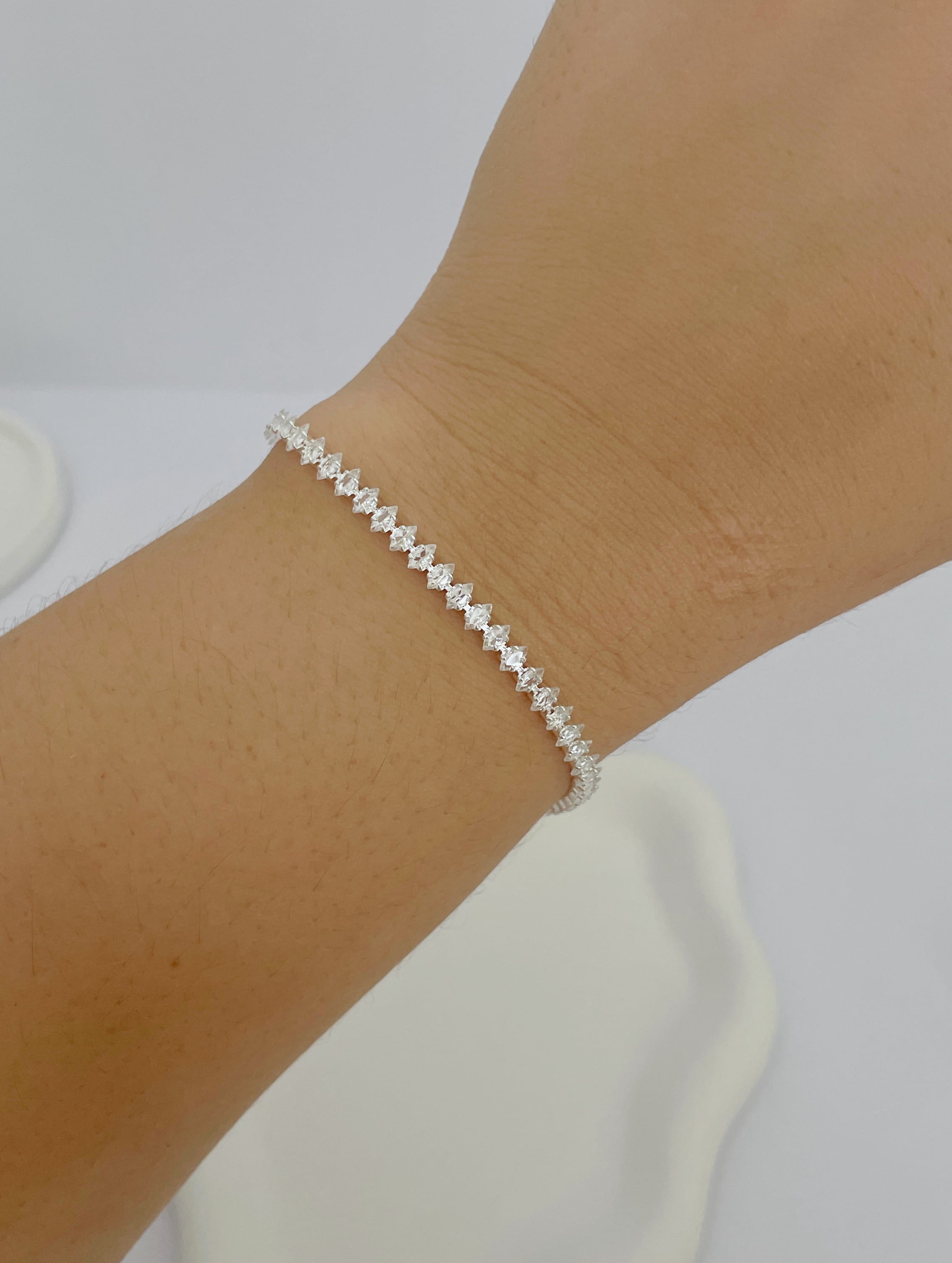 Pulseira Navetes Cristais