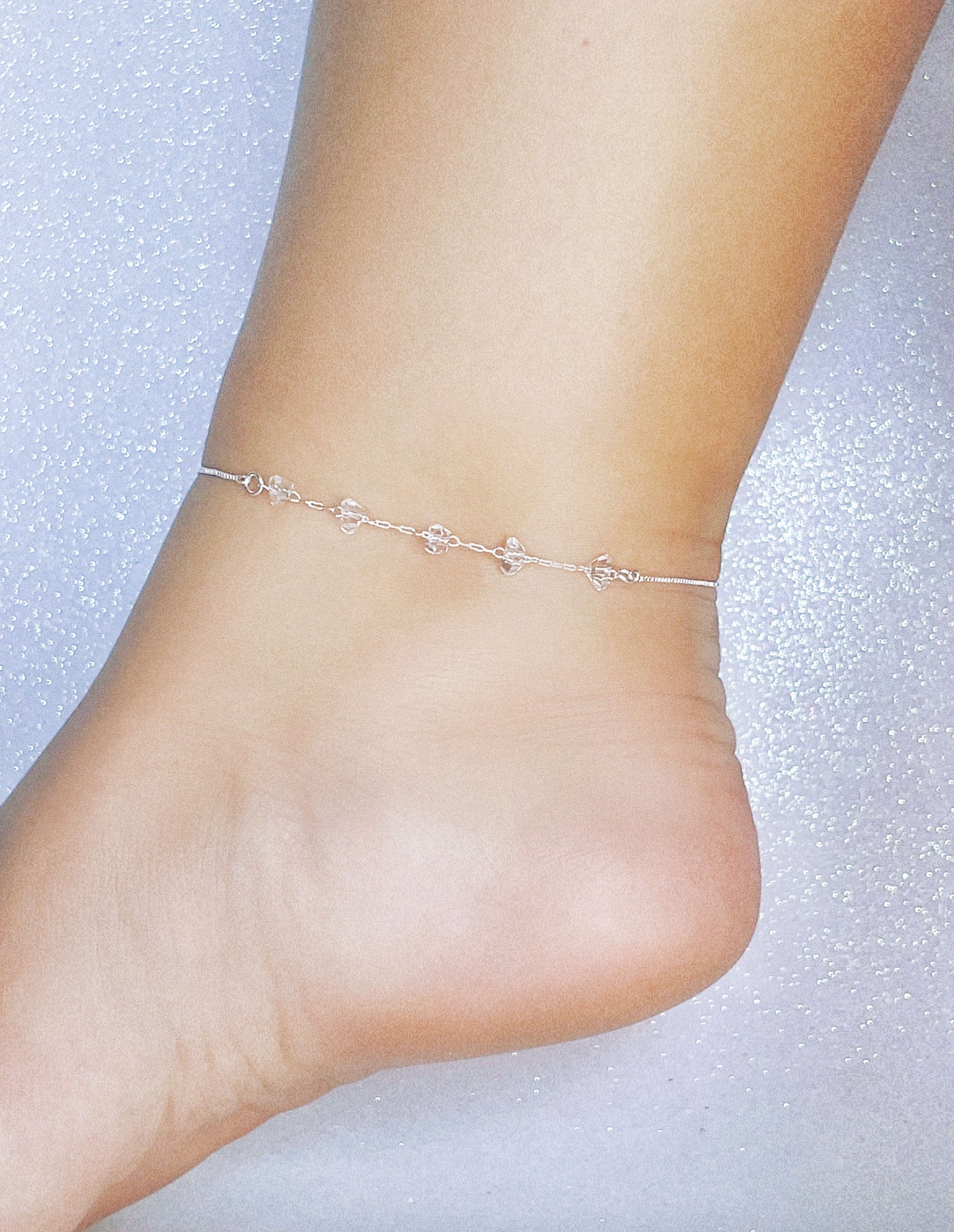 Tornozeleira Pedras de Cristais