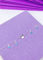 Tornozeleira Borboleta (Azul)