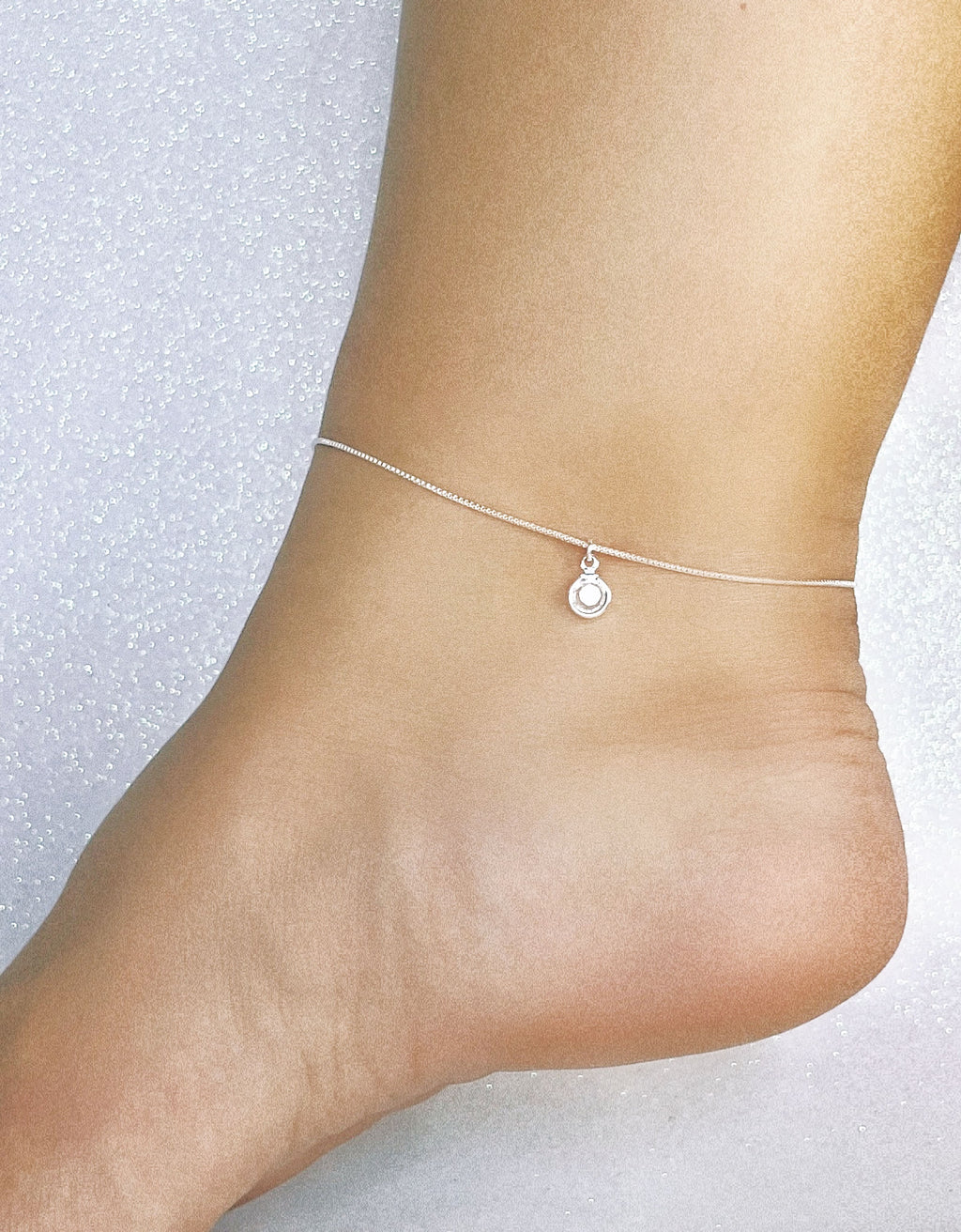 Tornozeleira Ponto de Cristal