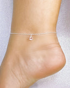 Tornozeleira Mini Pedra (Rosa)