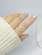 Anel Regulável Cobra Cravejada