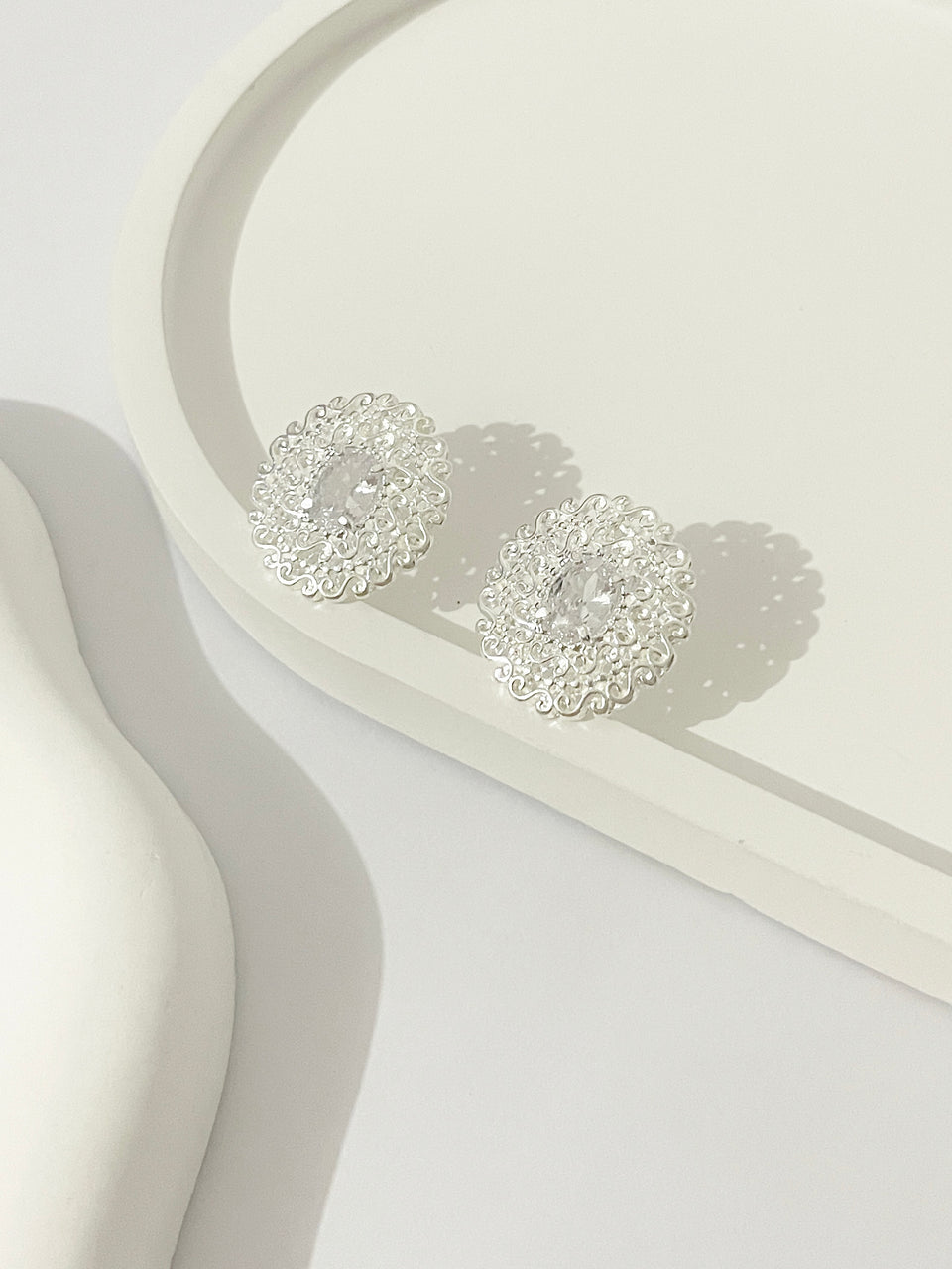 Brinco Renda Cristal