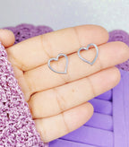 Brinco Coração Vazado