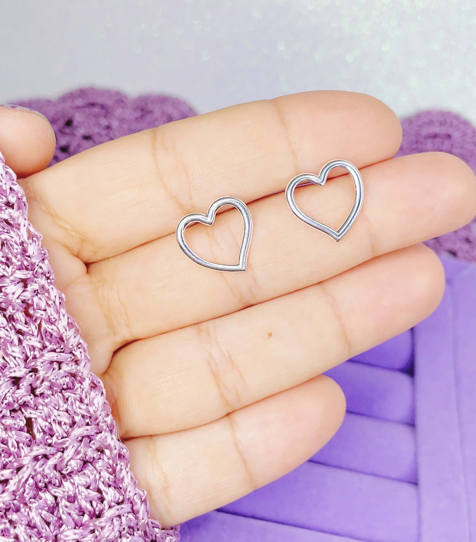 Brinco Coração Vazado