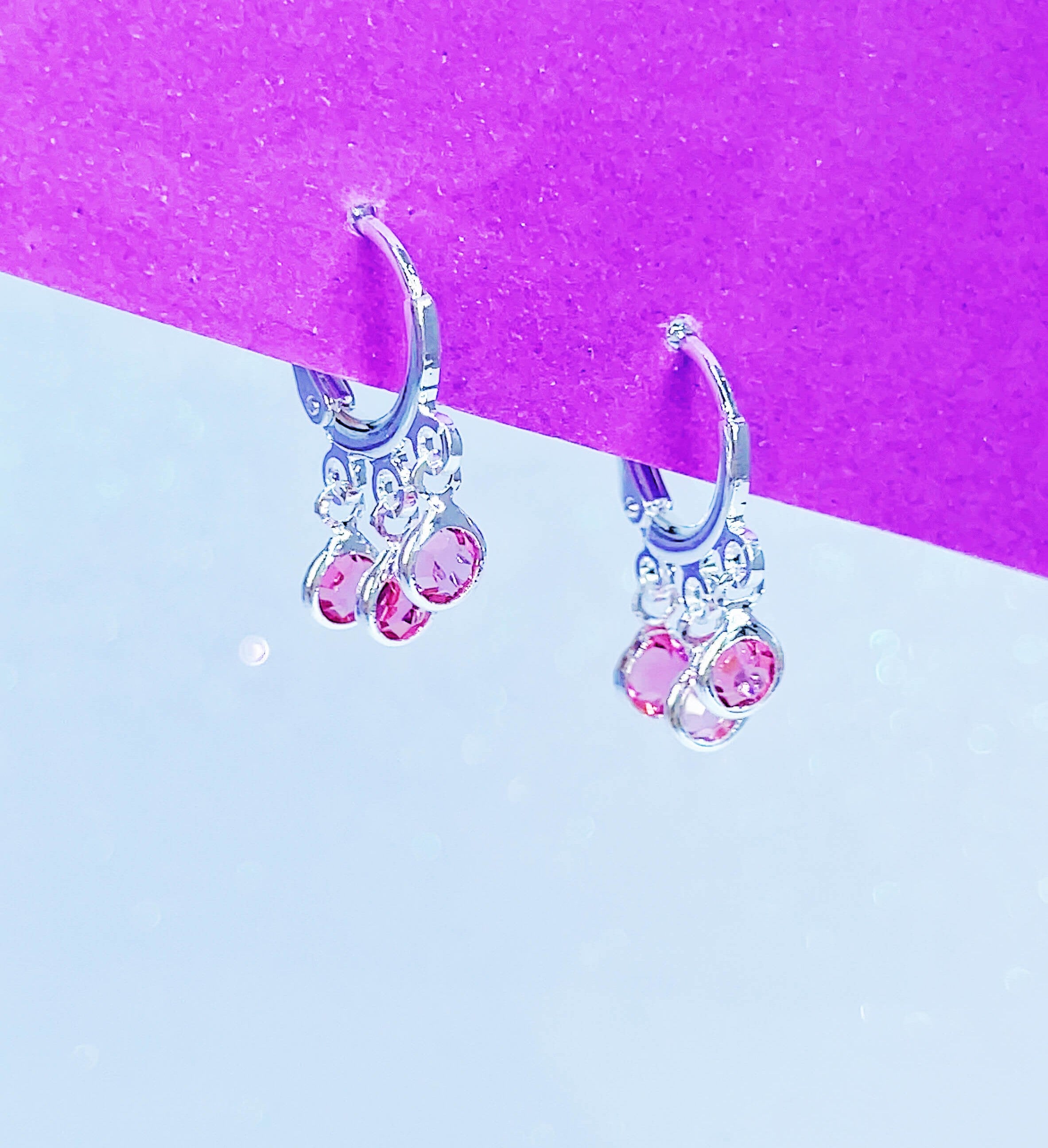 Argola Tiffany (Rosa)