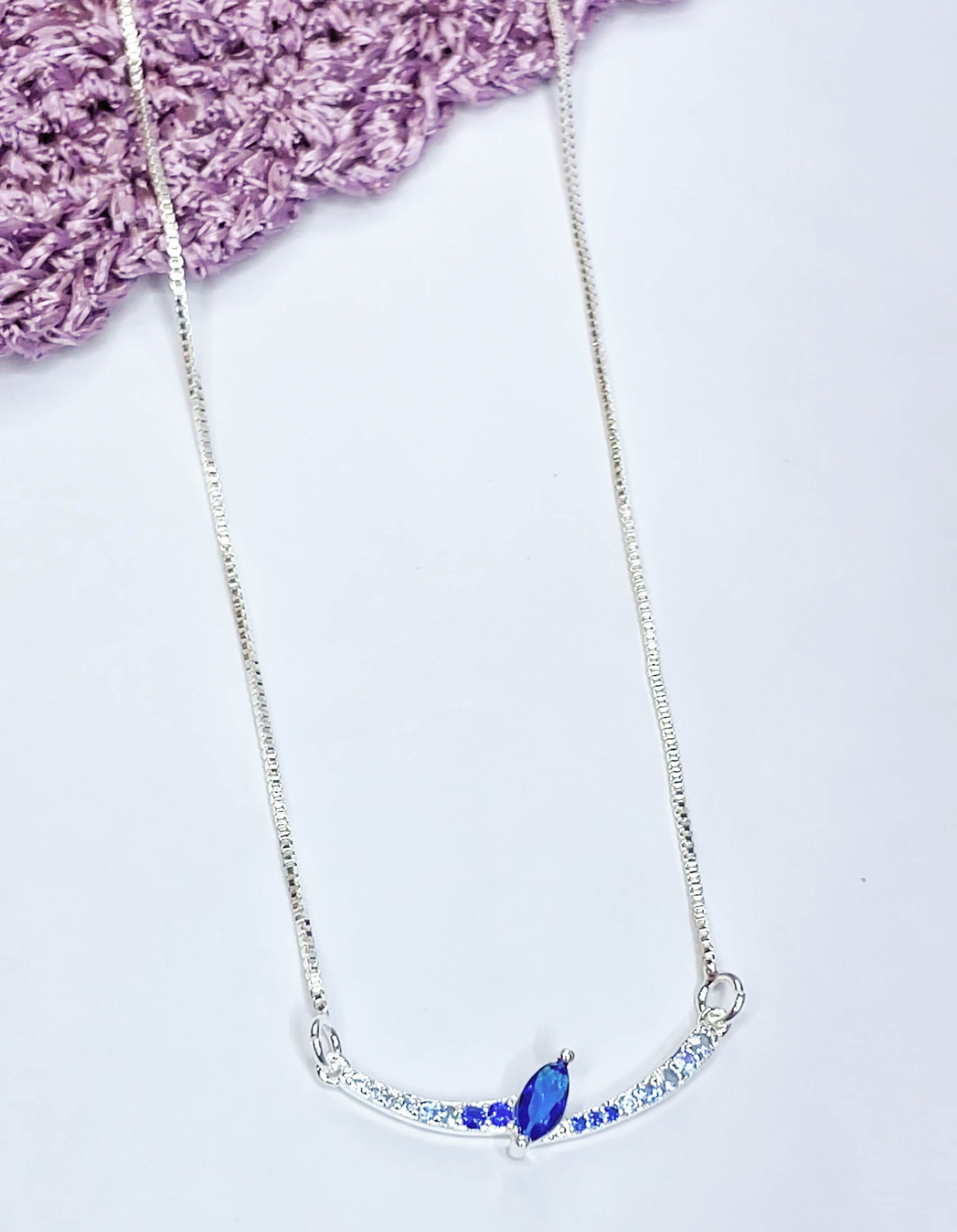 Colar Infinity (Azul)