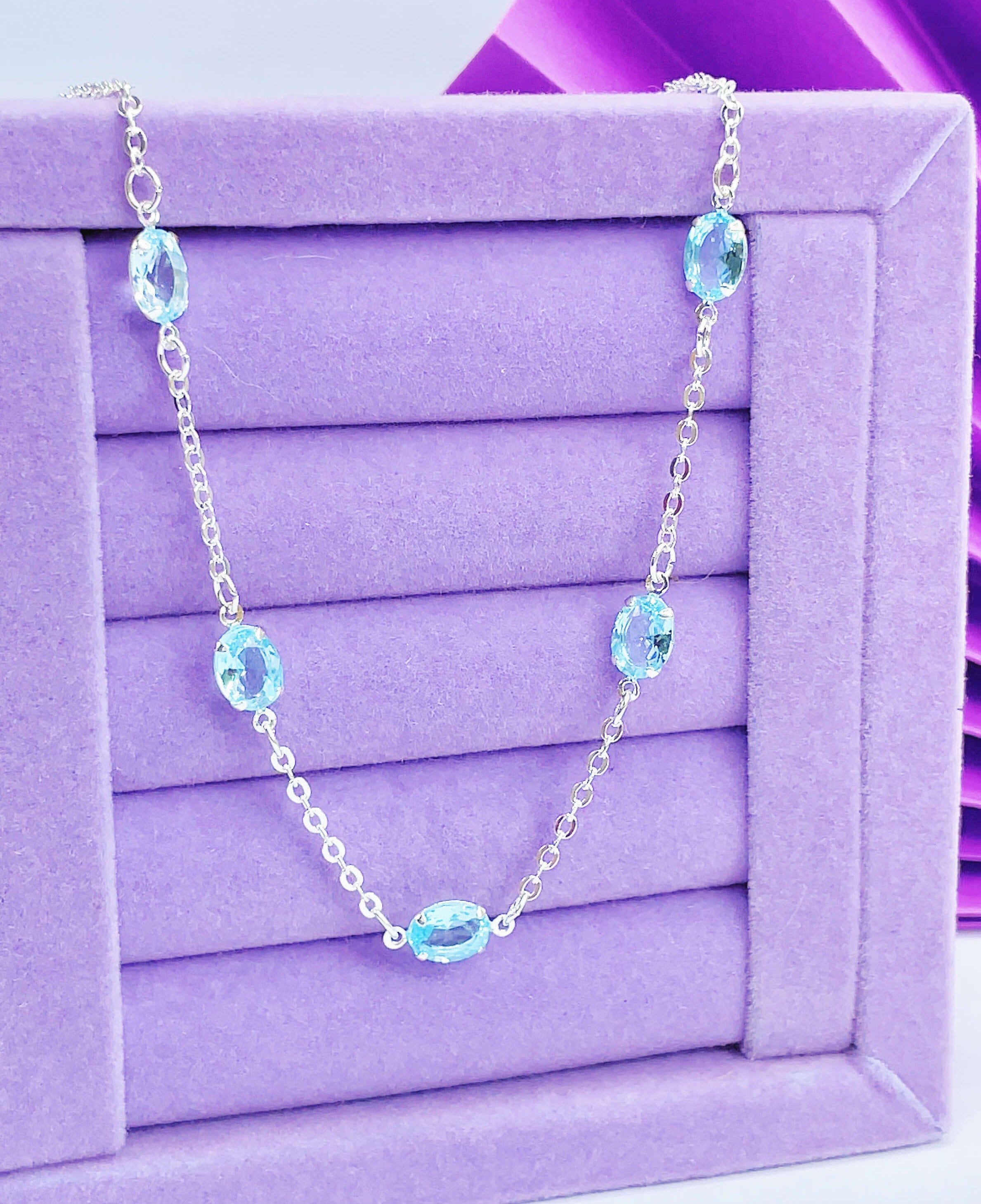 Choker Pedrarias (Azul)