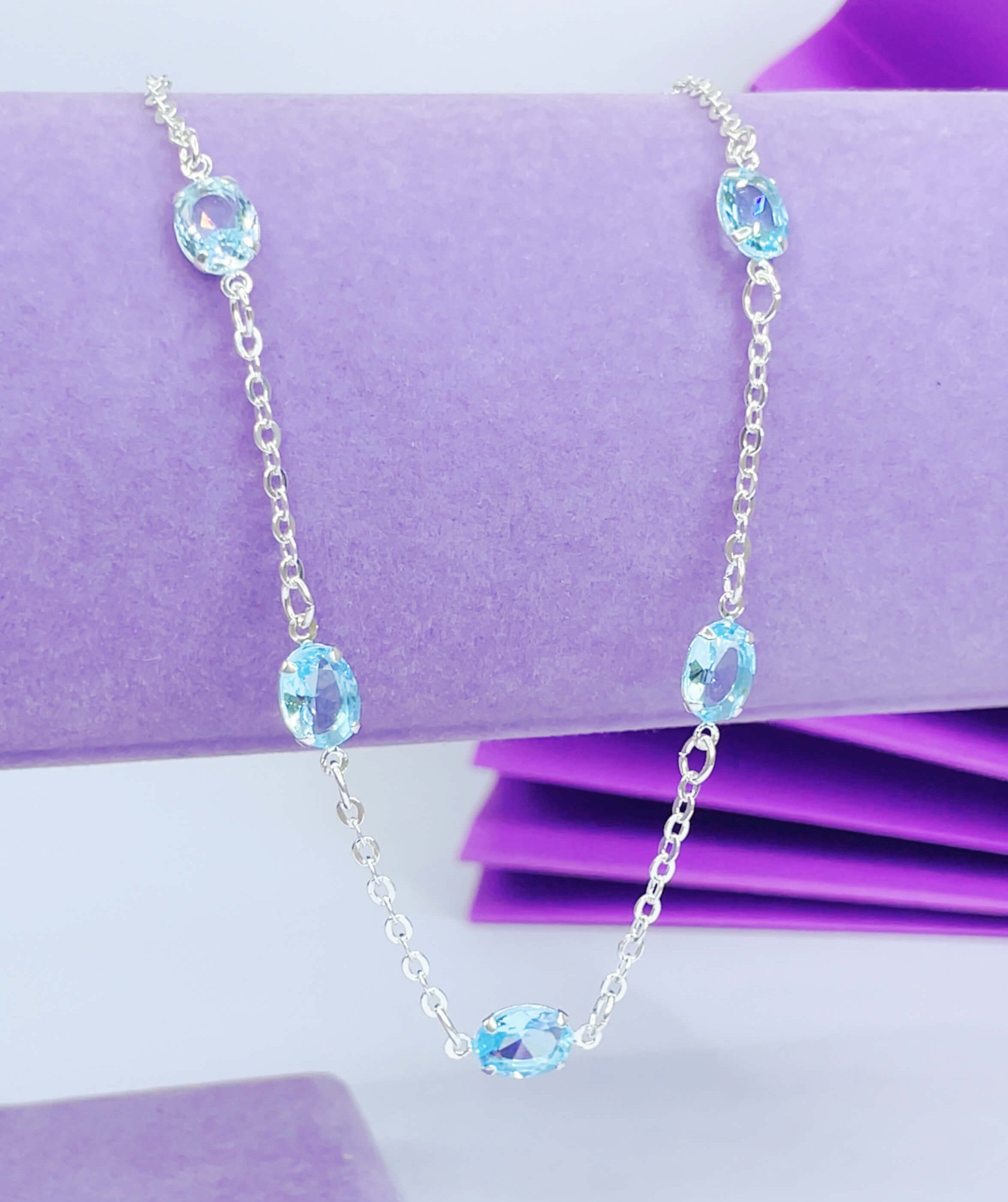 Choker Pedrarias (Azul)