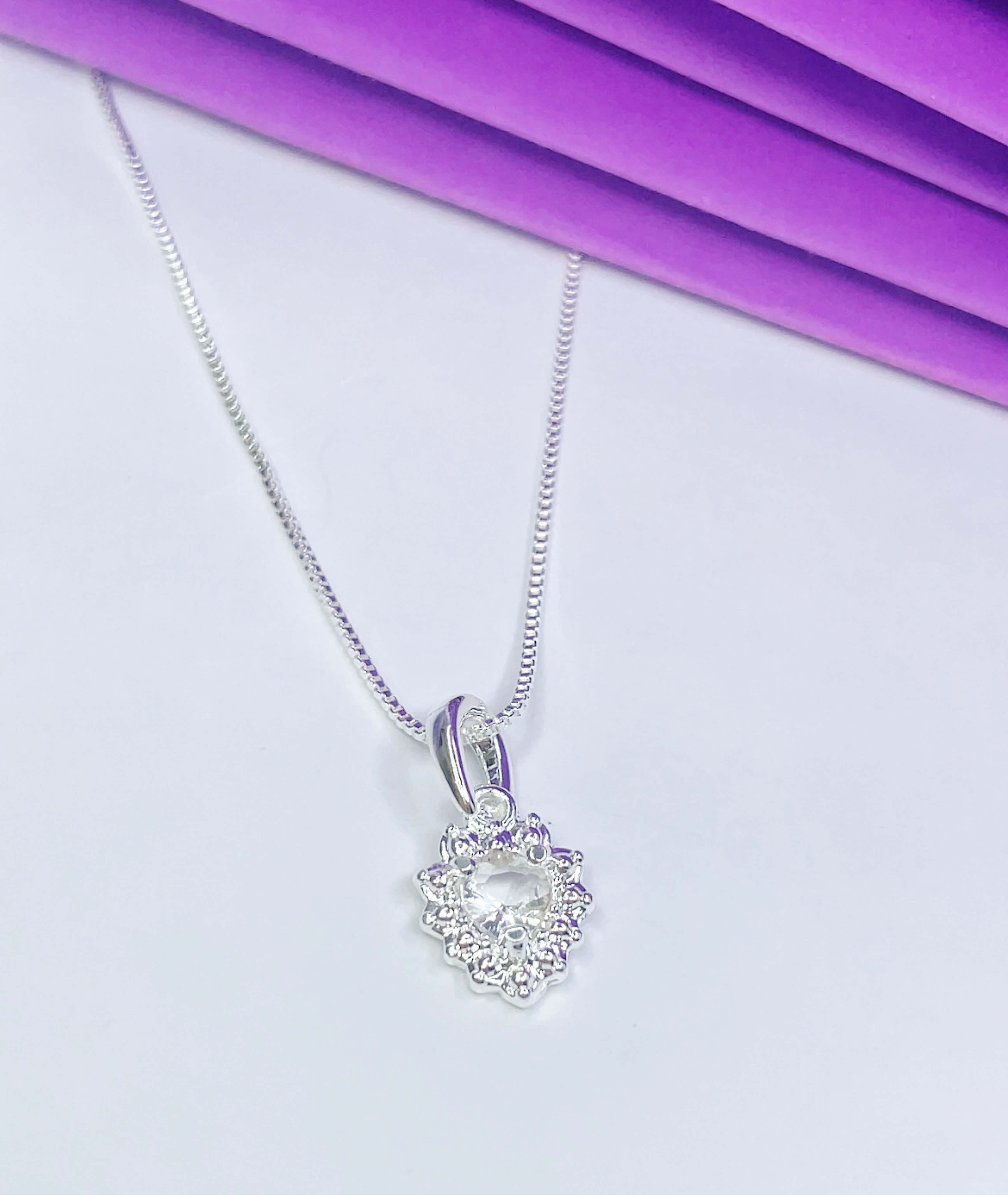 Colar Heart Cristal