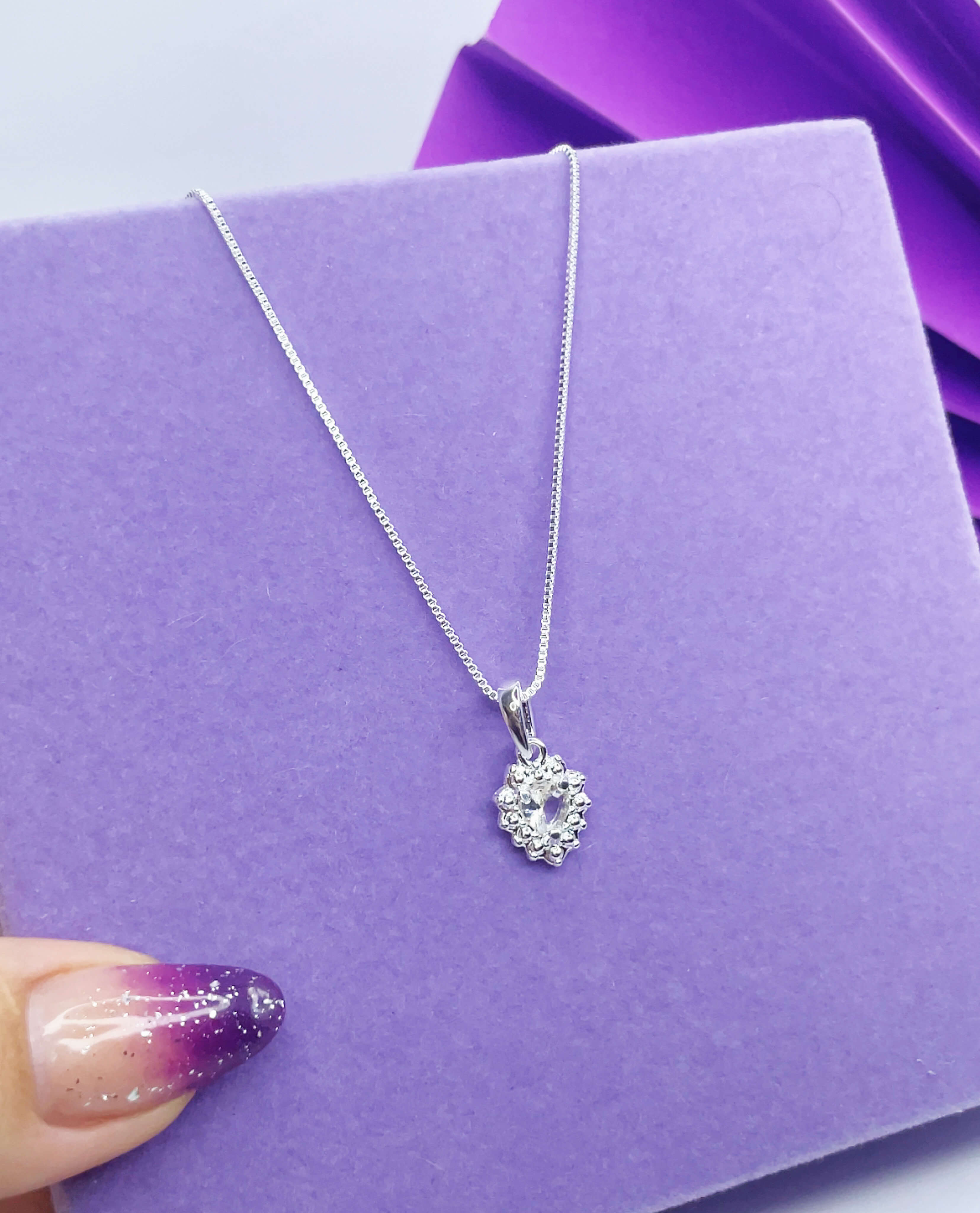 Colar Heart Cristal