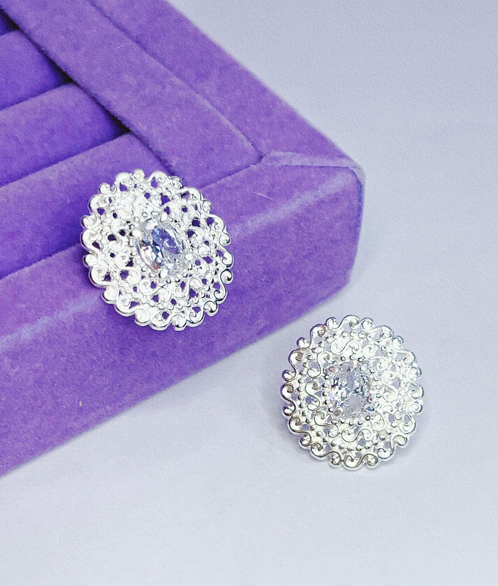 Brinco Renda Cristal