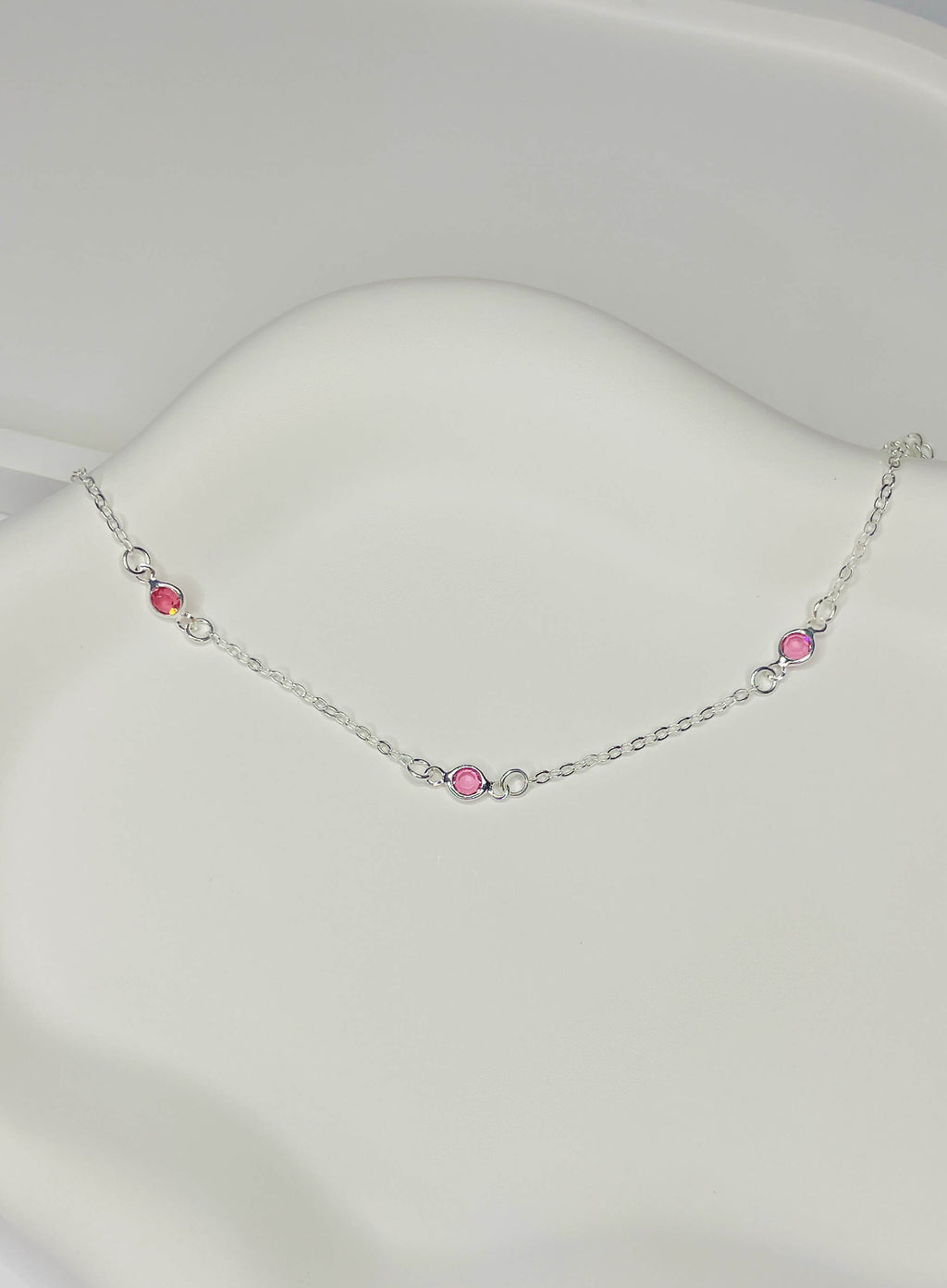 Pulseira Pontos de Luz Pink