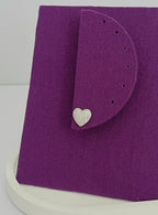 Brinco Coração Preenchido Cravejado