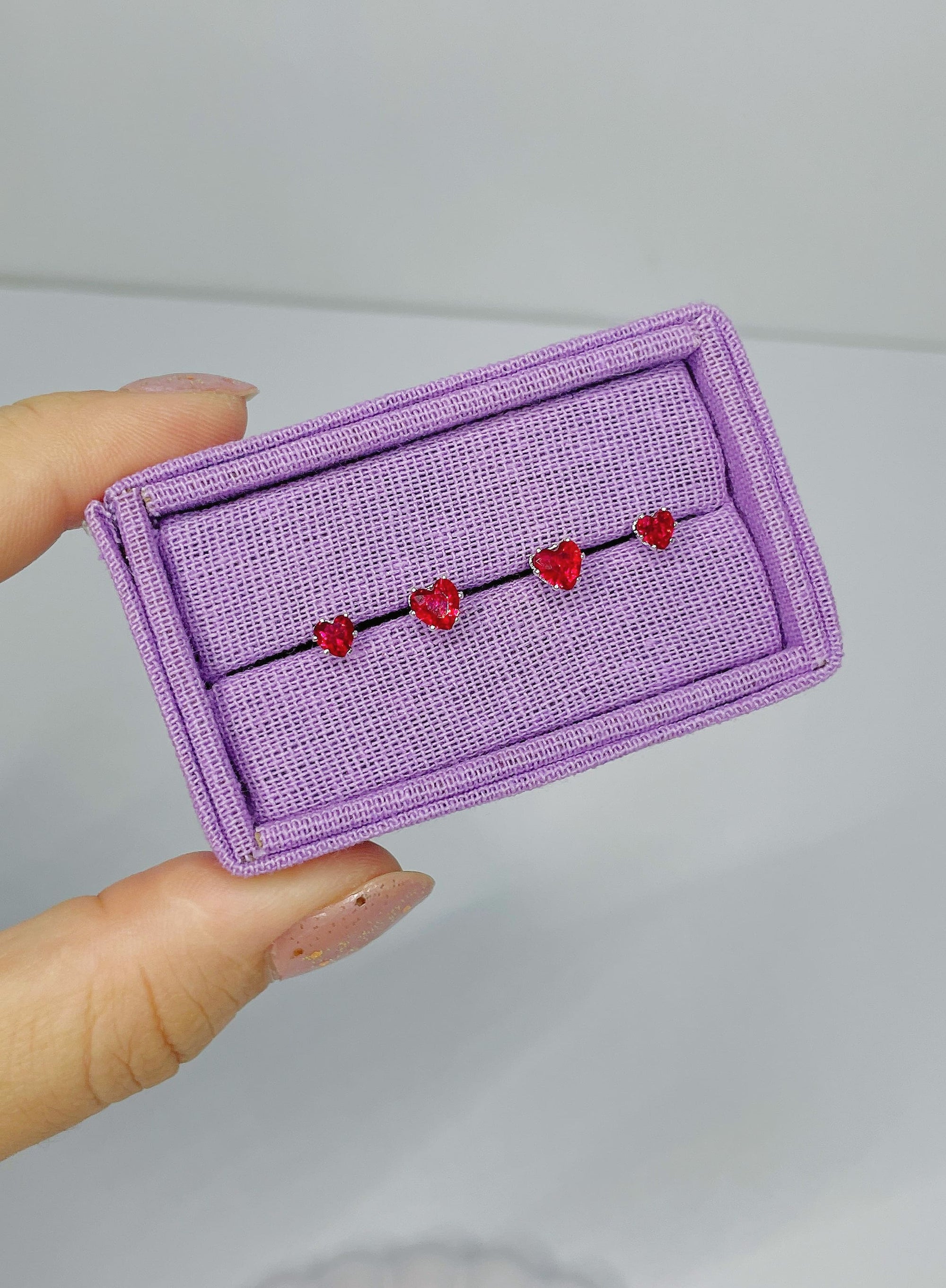 Dupla Corações Vermelhos