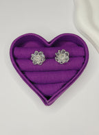 Brinco Flor de Cristais