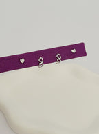 Dupla Argolinha Corações com Ponto de luz