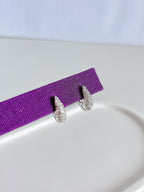 Argolinha Oval de Zircônias