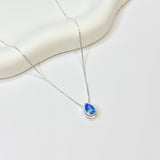 Colar Gota Azul