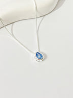 Colar Gota Azul