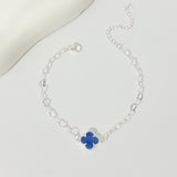 Pulseira Trevo Azul