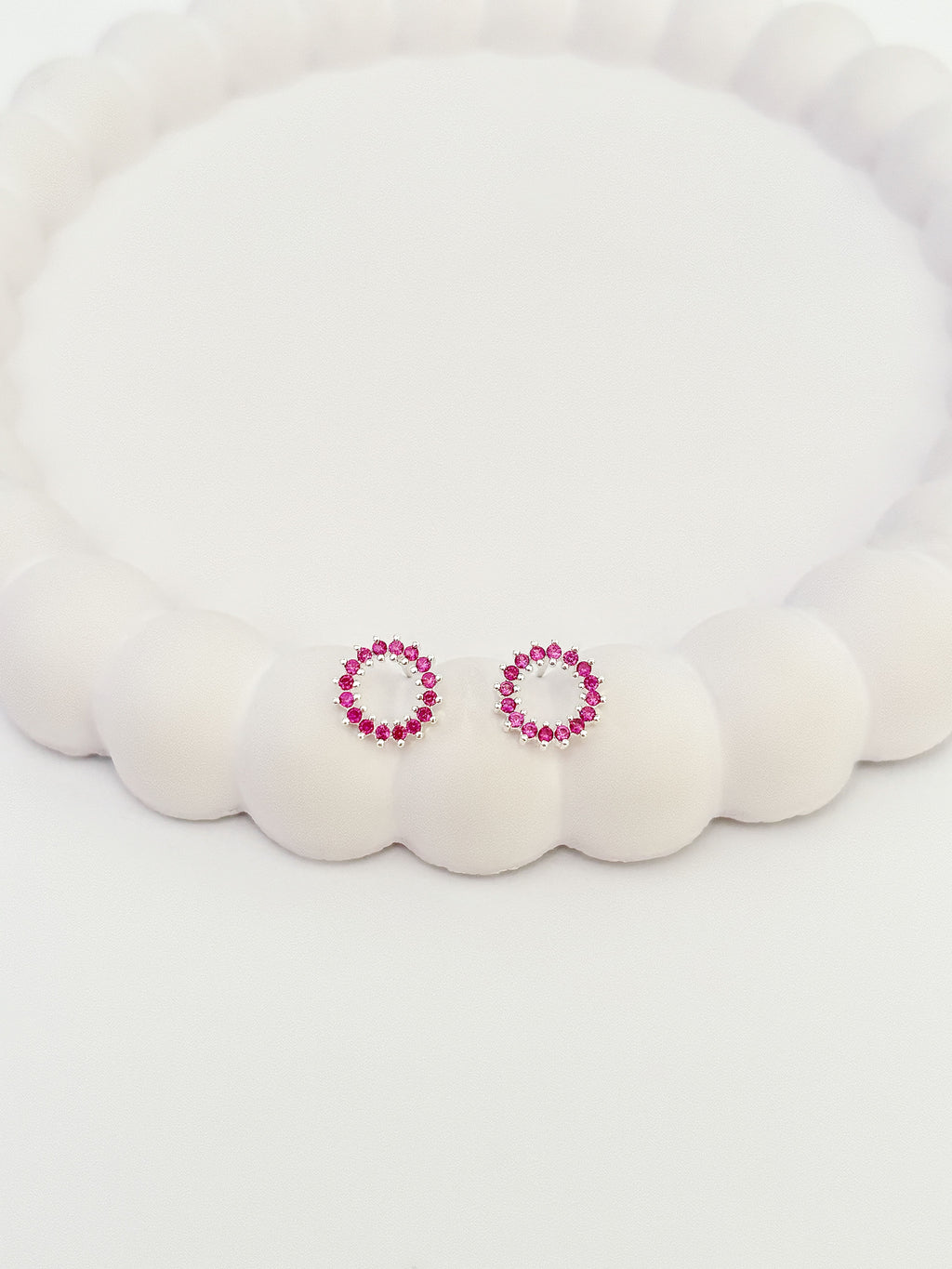 Brinco Circulo Pink