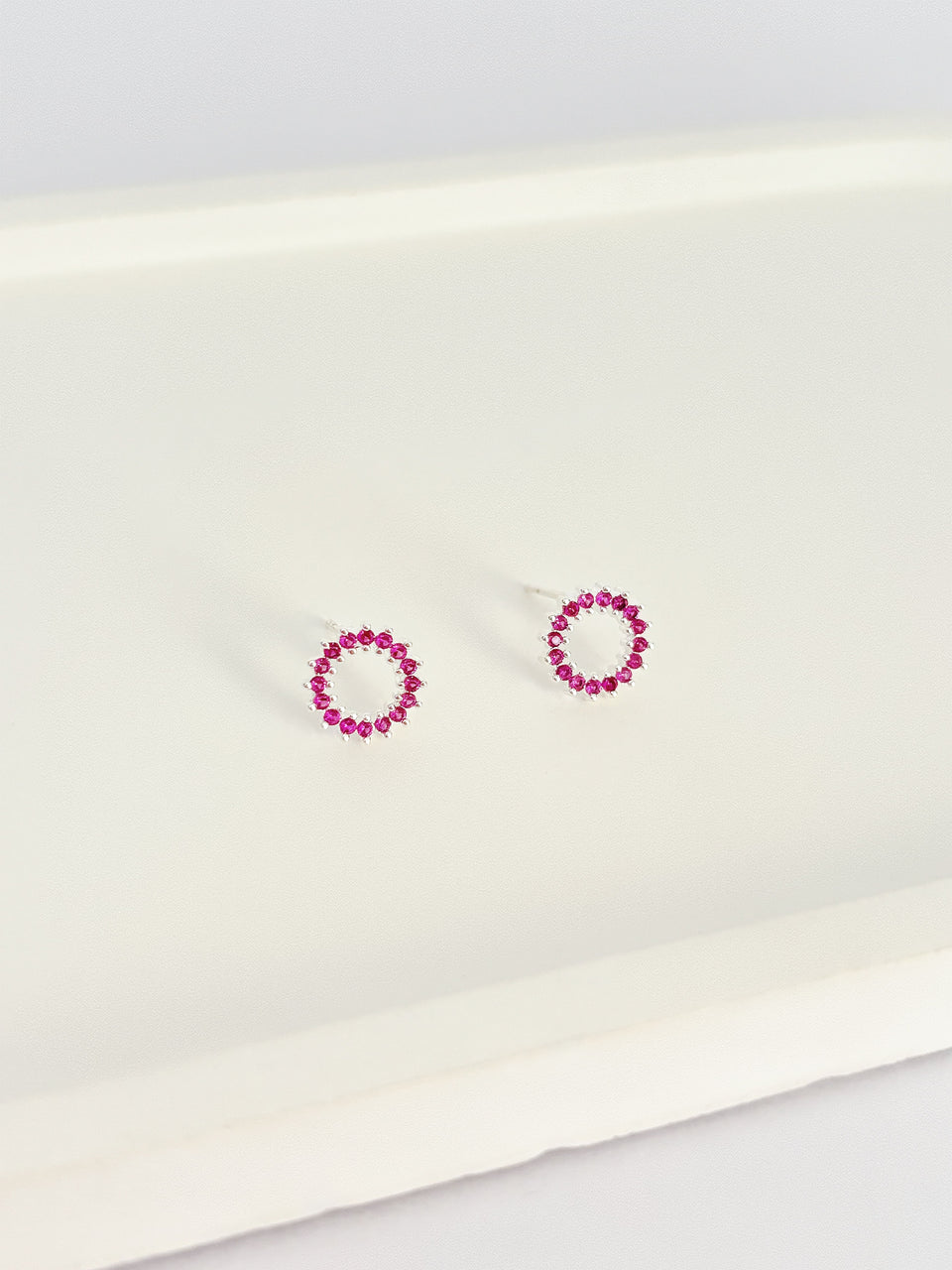 Brinco Circulo Pink