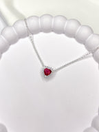 Pulseira Coração de Princesa Cherry Cravejada