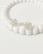 Brinco Flor de Cristais