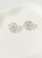 Brinco Flor de Cristais