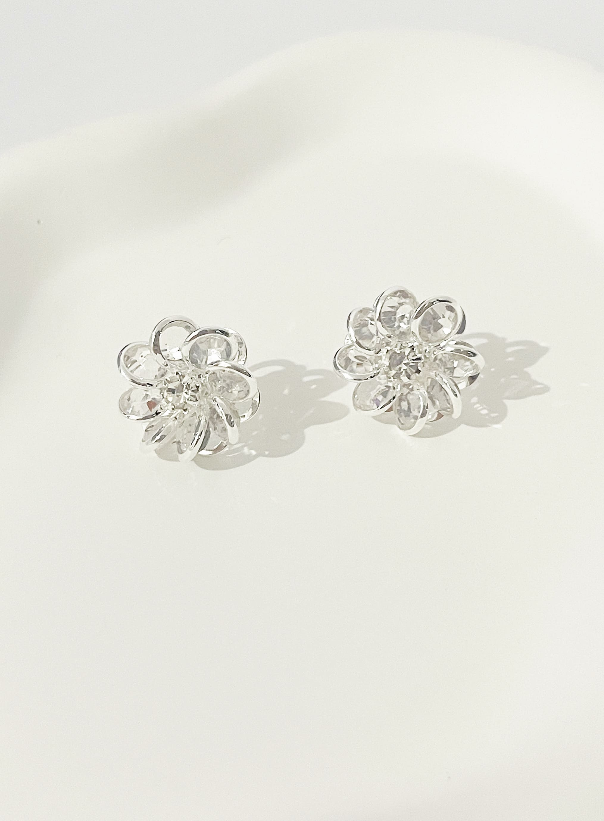 Brinco Flor de Cristais