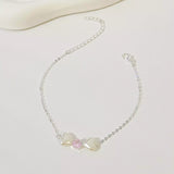 Pulseira Laço Rosa de Pérolas